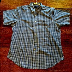 Polo Ralph Lauren Short Sleeve Button Down Plaid Shirt